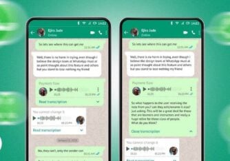 how to turn on WhatsApp voice message transcripts