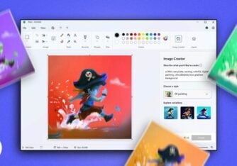 how to use microsoft paint image creator ai to generate ai art