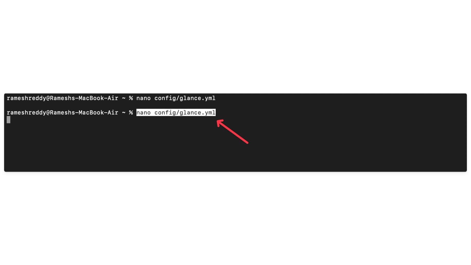 use the command to open the file use the command to open the file
