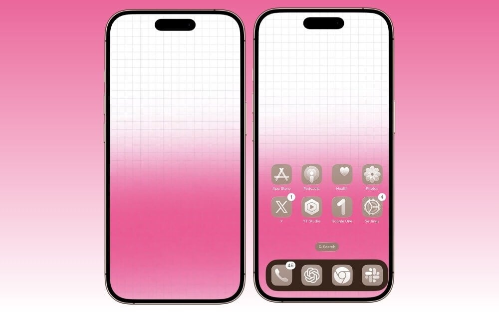Grid Glass Wallpaper
