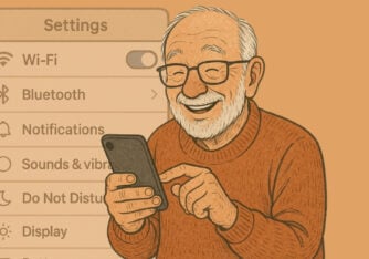 How to Make a Smartphone Easier to Read and Use for Older Adults
