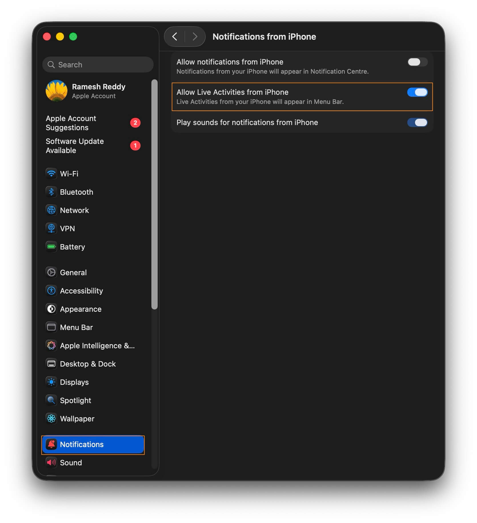 how to enable live activities from iphone on mac how to enable live activities from iphone on mac