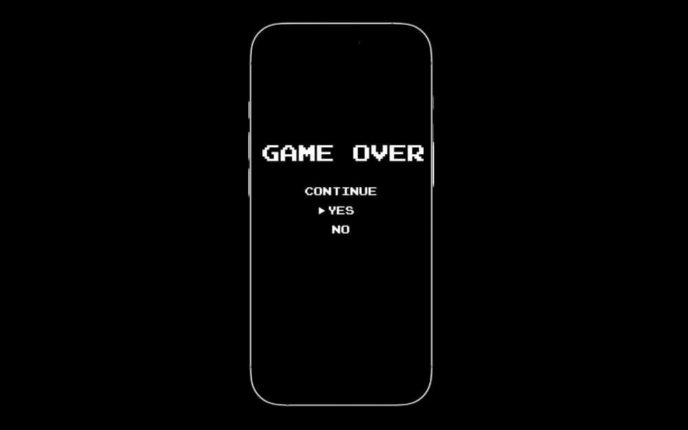 Game Over Motivational Gaming Wallpaper