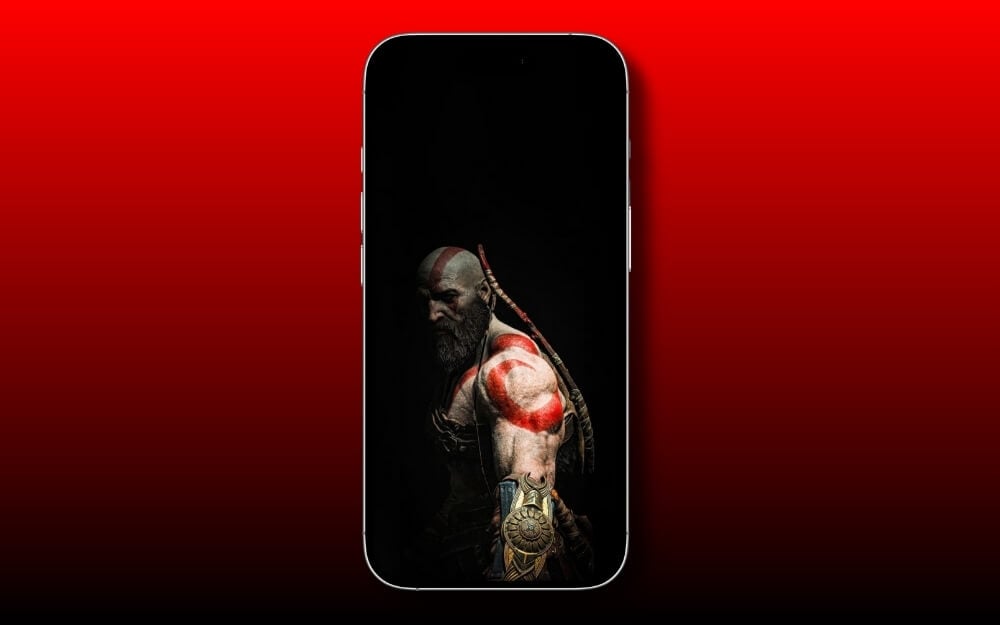 God of War Black Wallpaper