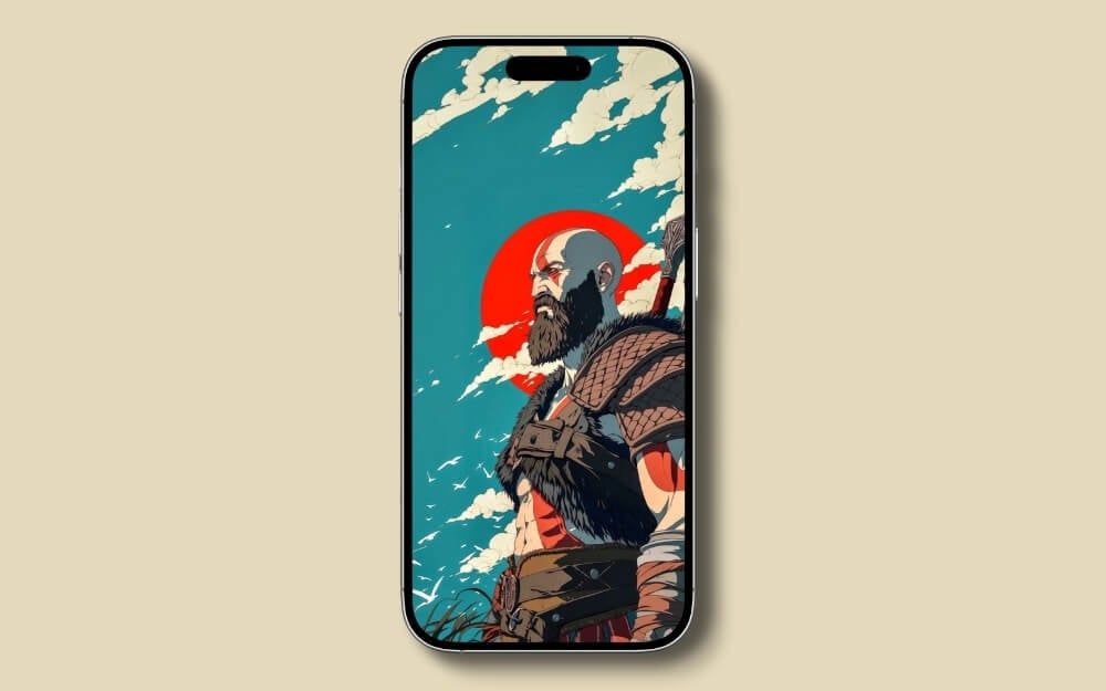 God of War Anime Style Wallpaper