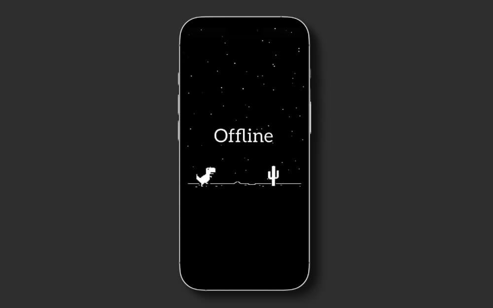 Google Chrome Popular Dino Offline Wallpaper