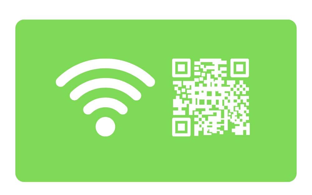 Share Wi-Fi safely using a QR code