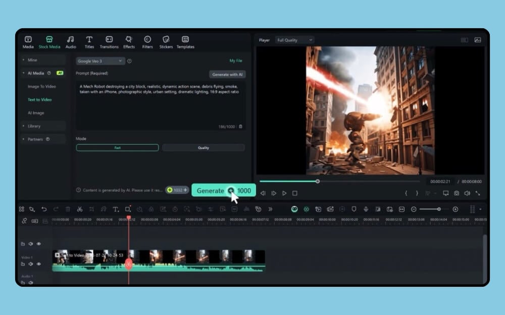 Google Veo 3 Model output Google Veo 3 Model output
