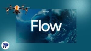 how to create fake drone shot with Google Flow