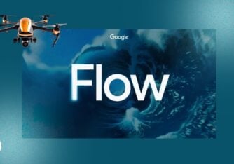 how to create fake drone shot with Google Flow