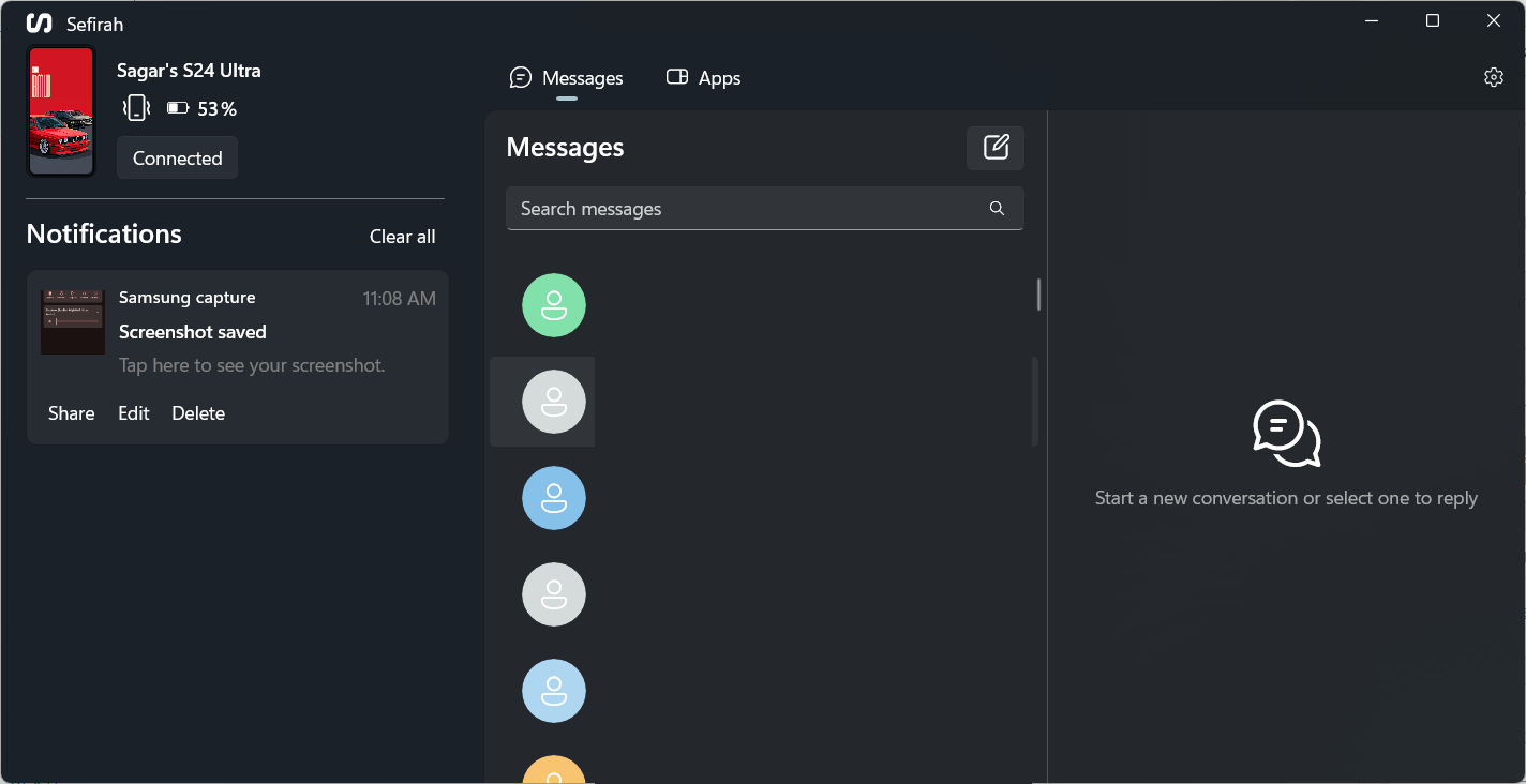 Sefirah: This Android-to-PC Tool is Much Better Than Microsoft Phone Link - Screenshot 2025 12 04 110845
