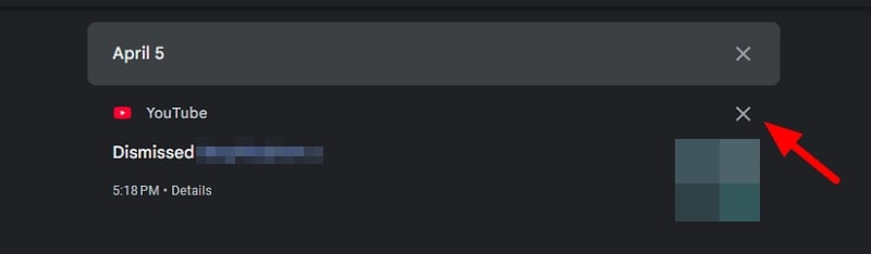Undo a channel from user feedback on Google activity