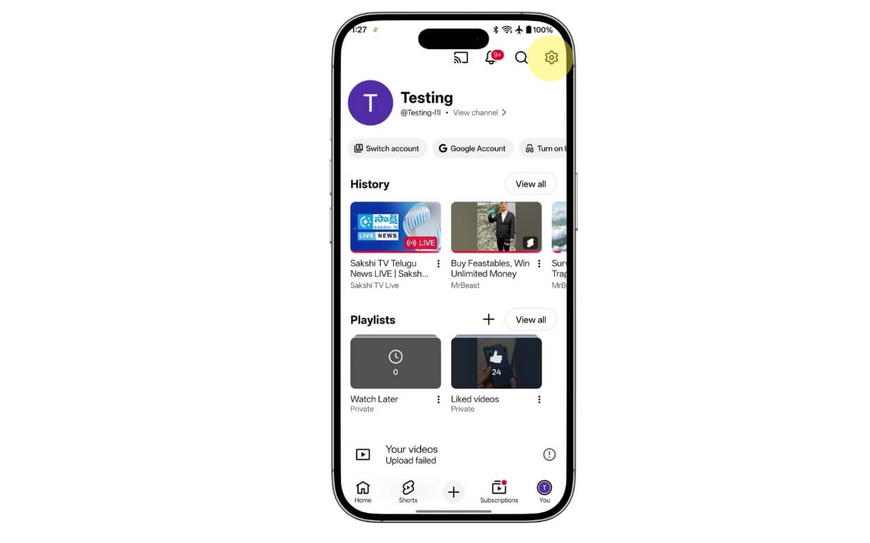 youtube app settings youtube app settings