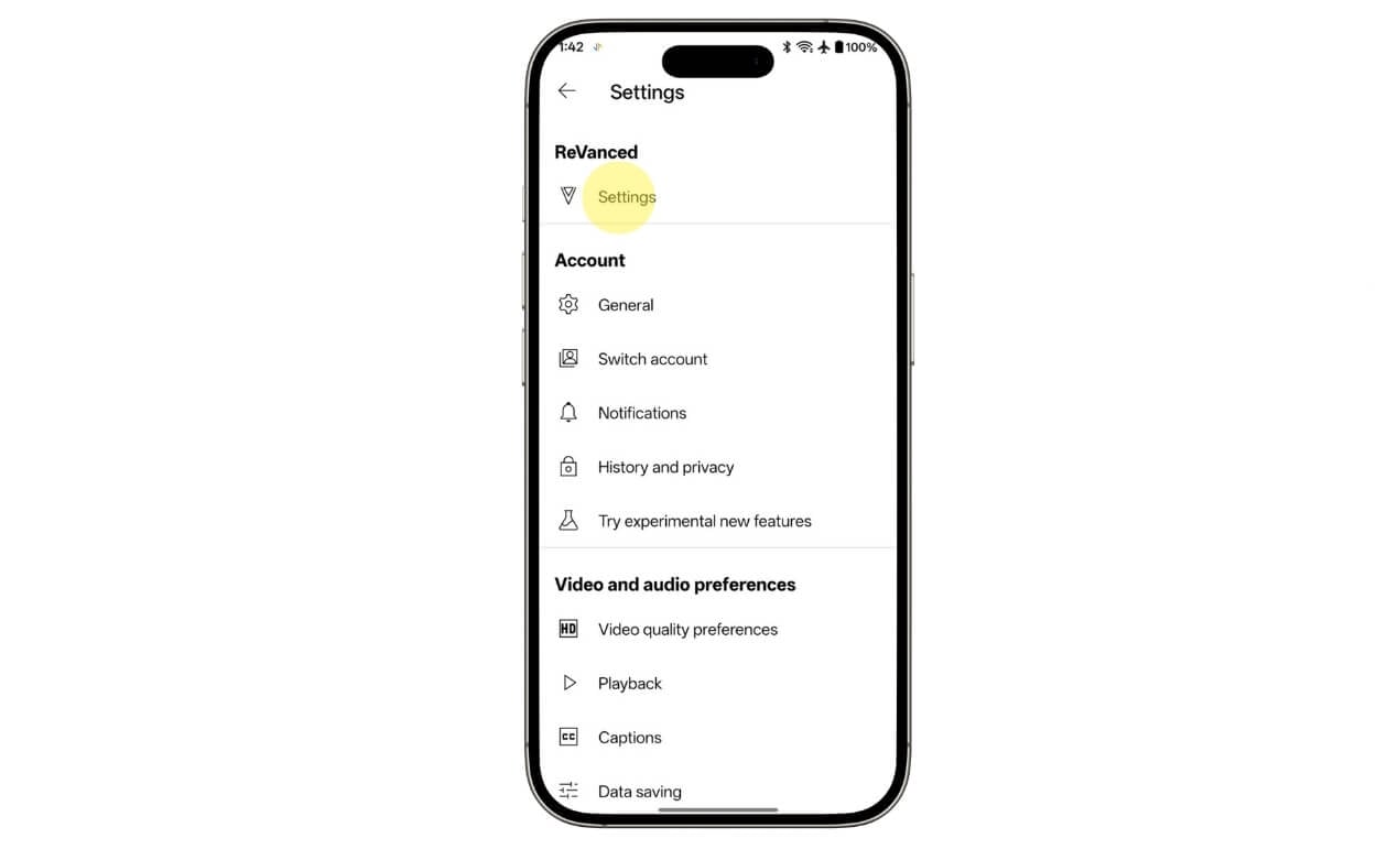 youtube revanced settings youtube revanced settings
