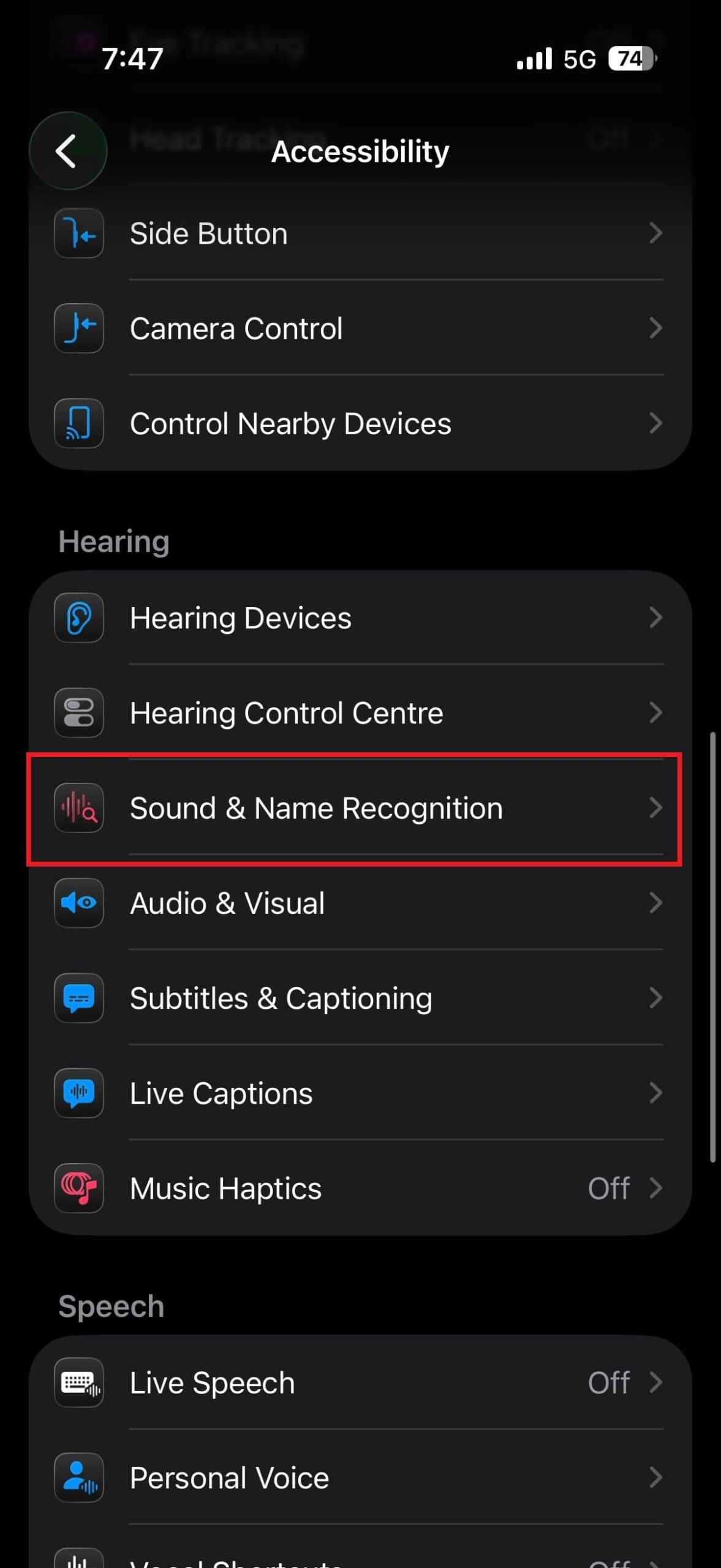 sound and name recognition 1 scaled use the name recognition iphone feature to know when someone calls you, even with music on - sound and name recognition 1 scaled