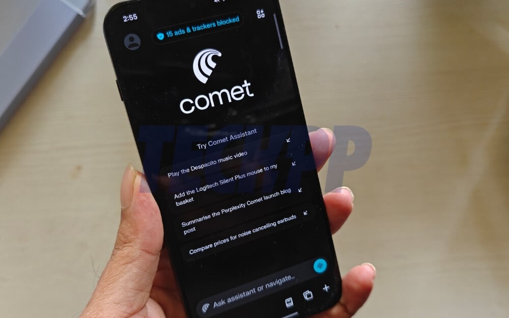 comet browser showing ai powered automation tasks on android comet browser showing ai-powered automation tasks on android