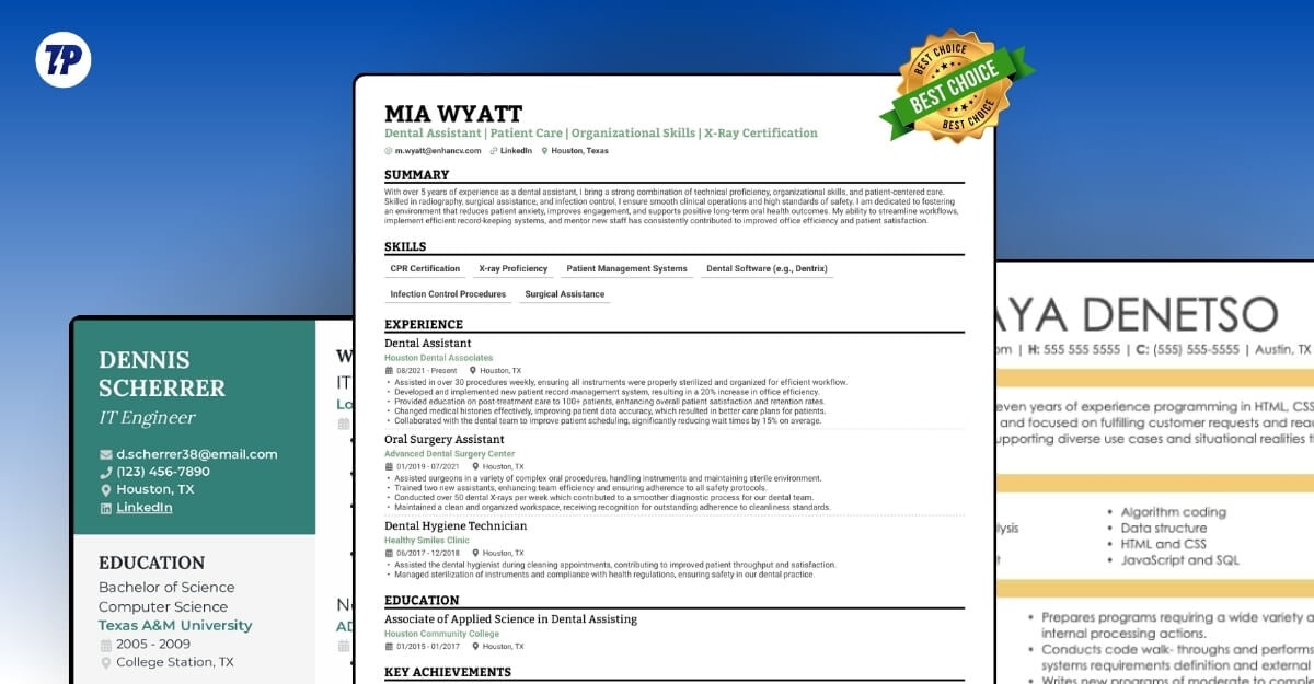 Create and Customize Resumes