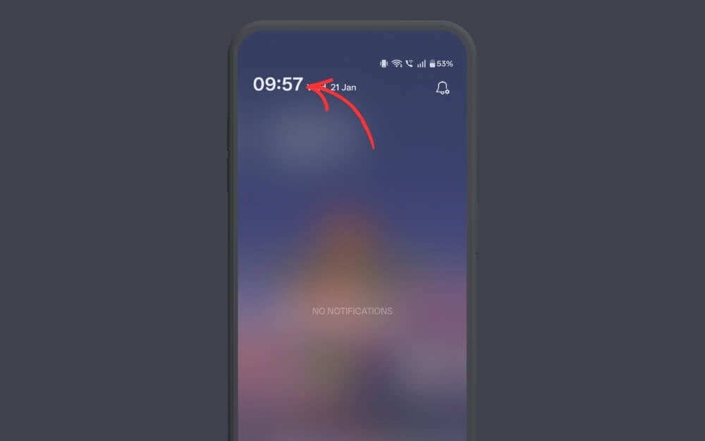 open clock and calendar from notification bar open clock and calendar from notification bar