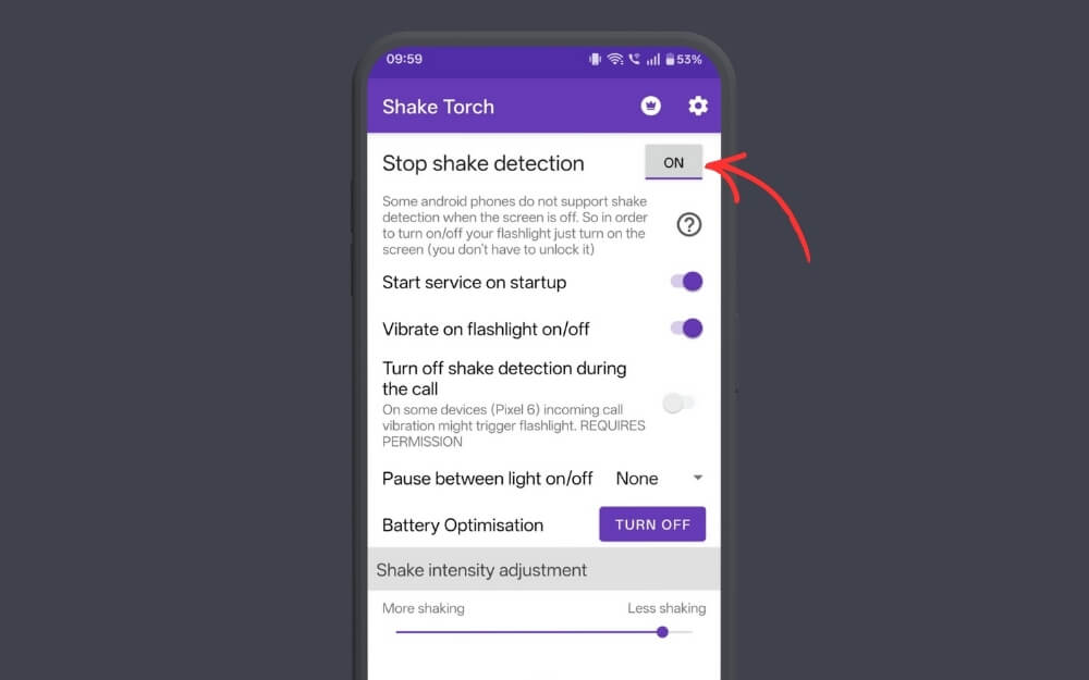 shake phone to turn on flashlight shake phone to turn on flashlight