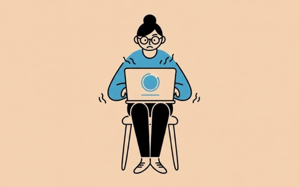 User laptop os loading=
