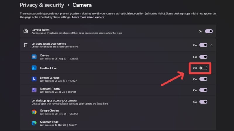 App permissions