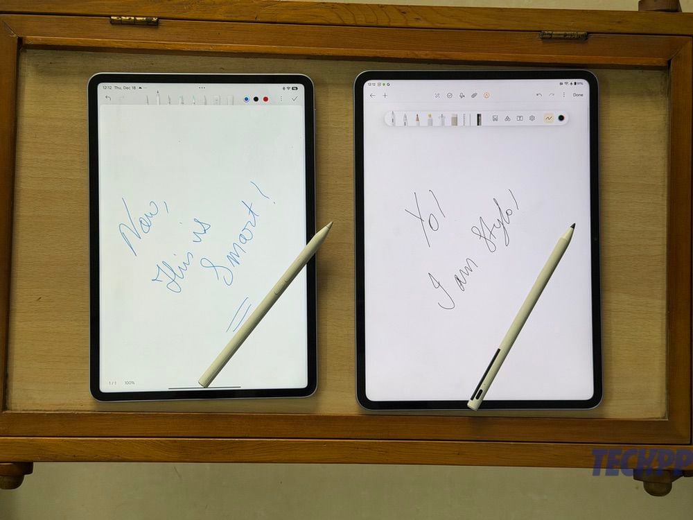 OnePlus Pad Go 2 vs Xiaomi Pad 7 stylus