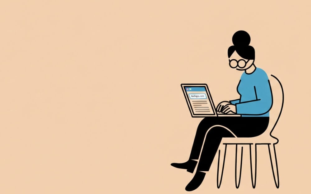 user visiting website