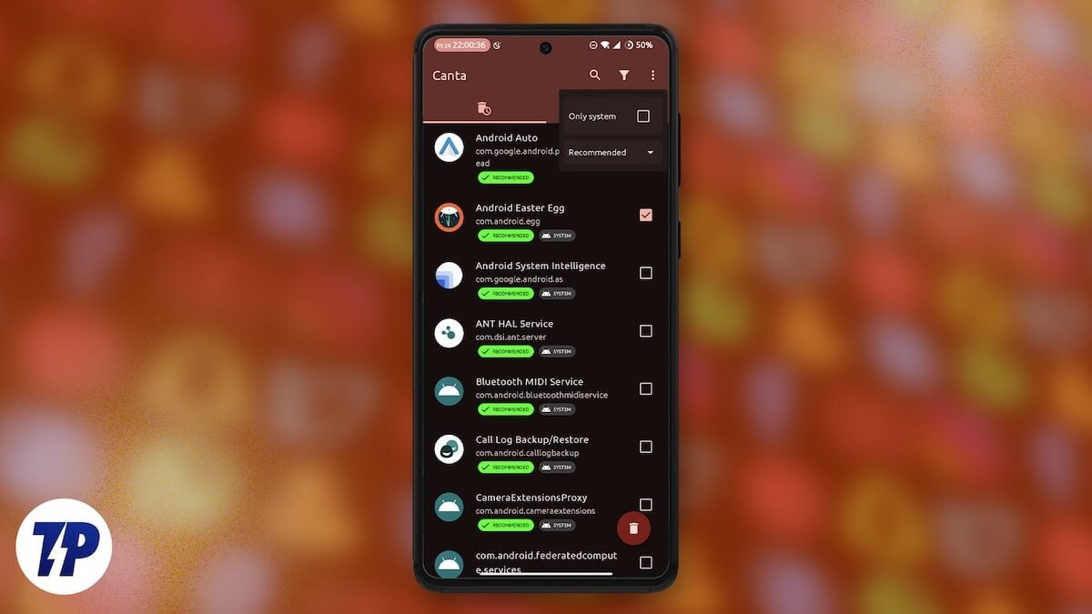 Debloat Android phone canta
