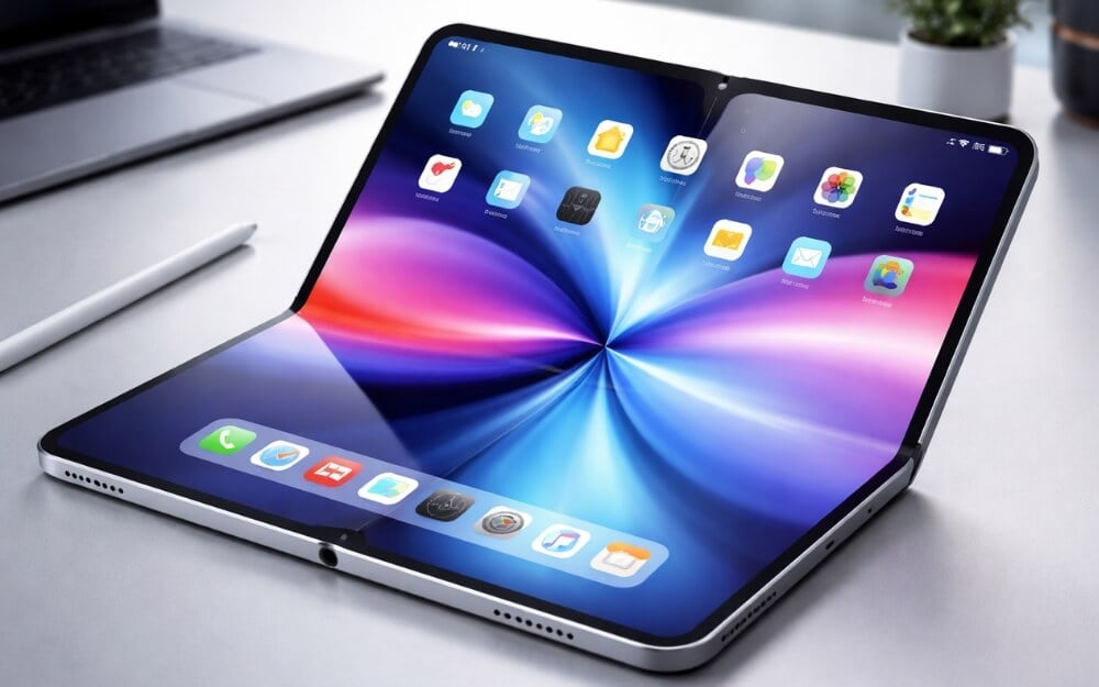 Foldable iPad