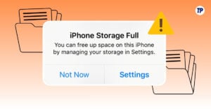 Free up iPhone Storage