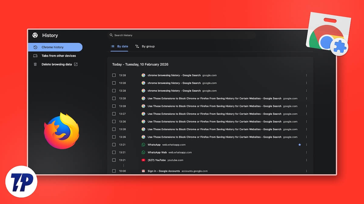 Use These Extensions to Block Chrome or Firefox From Saving History for Certain Websites