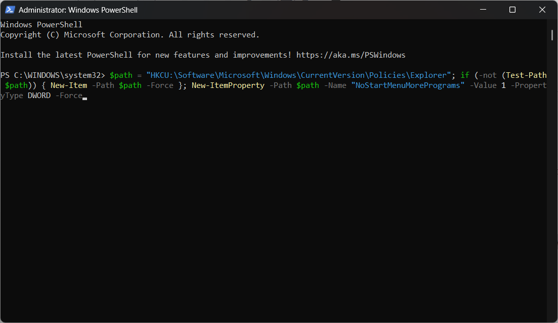 windows powershell