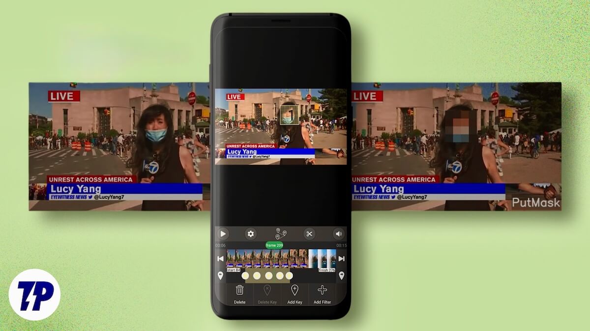 Putmask face blur censor videos photos