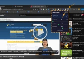 Speed Chrome Extension for YouTube