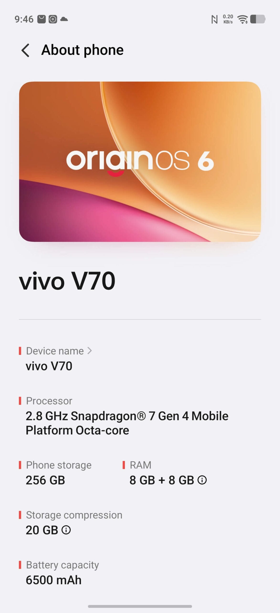 vivo originos 6 4 scaled vivo v70 review: the v series takes a premium turn - vivo originos 6 4 scaled