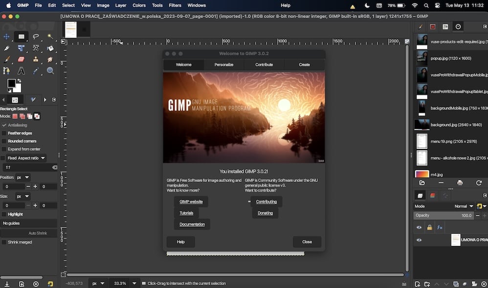 gimp for mac