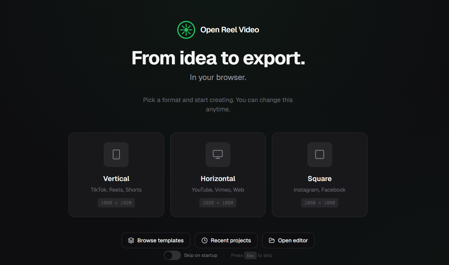 openreel-welcome-page