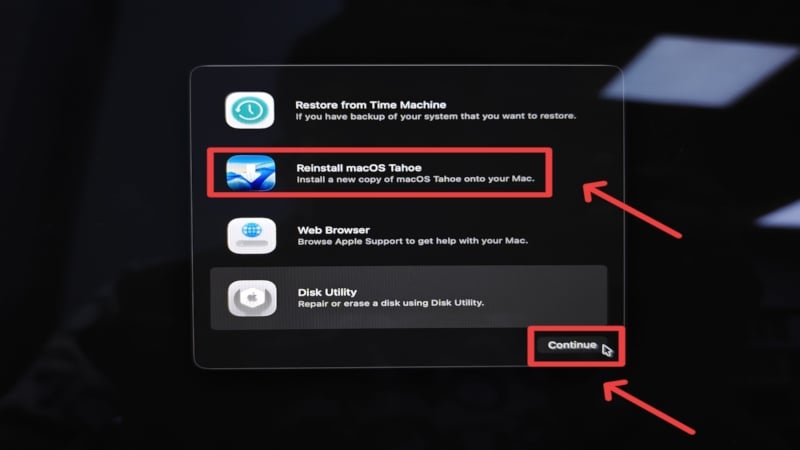Reinstall macOS