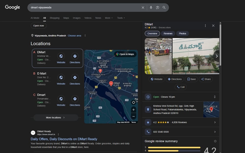local search on google local search on google