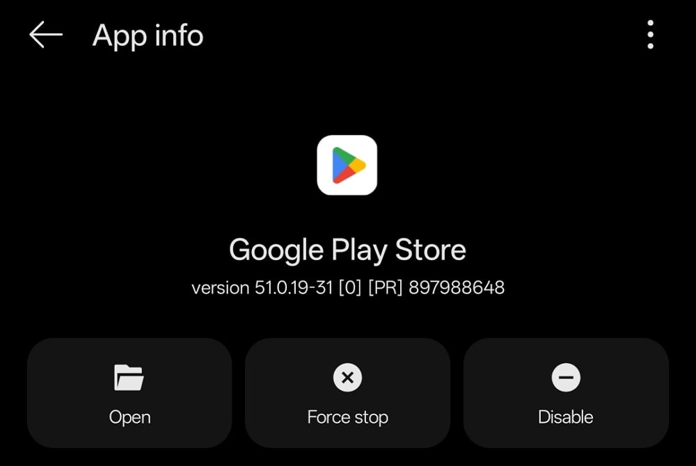 disable google play store