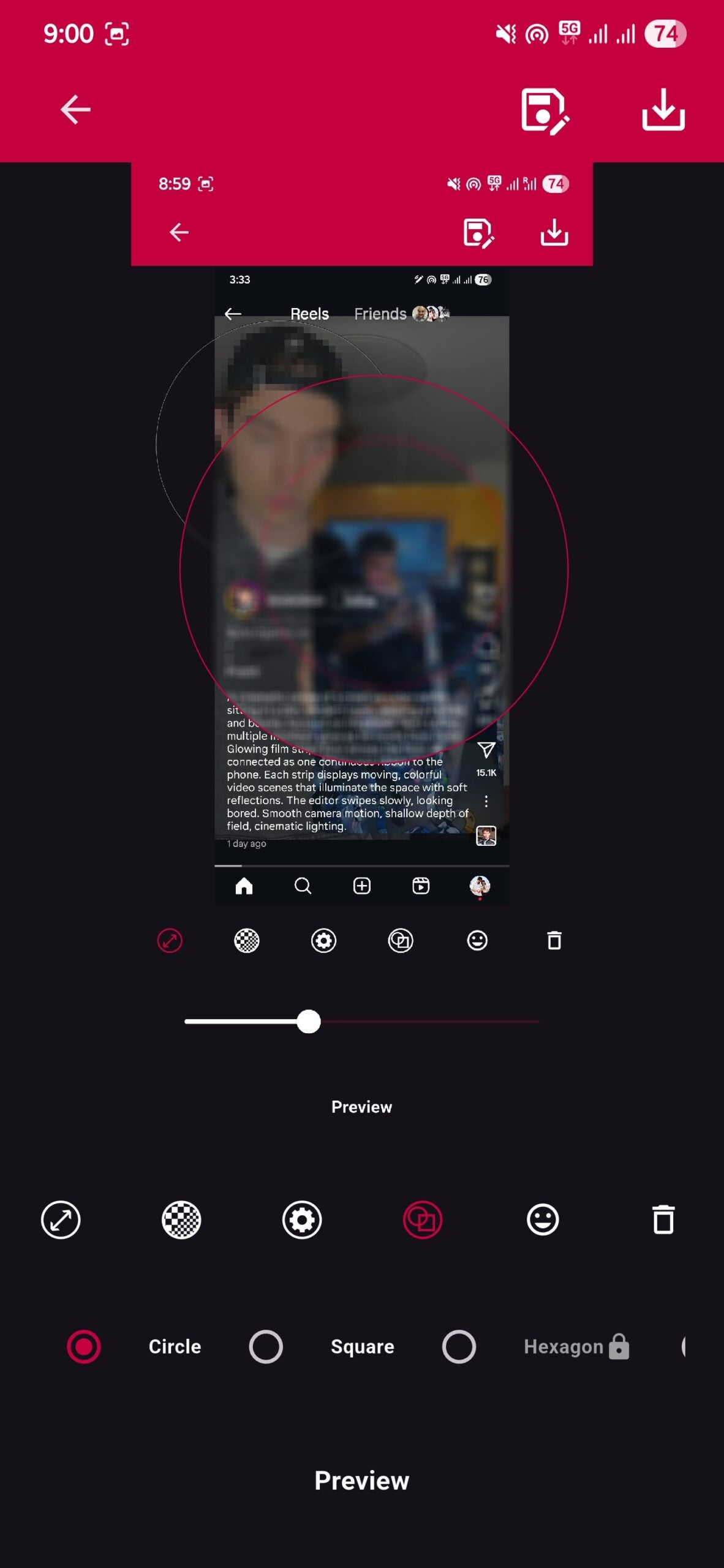 privacy blur options scaled privacy-blur-options