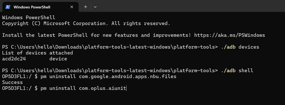 uninstall AI features on OnePlus
