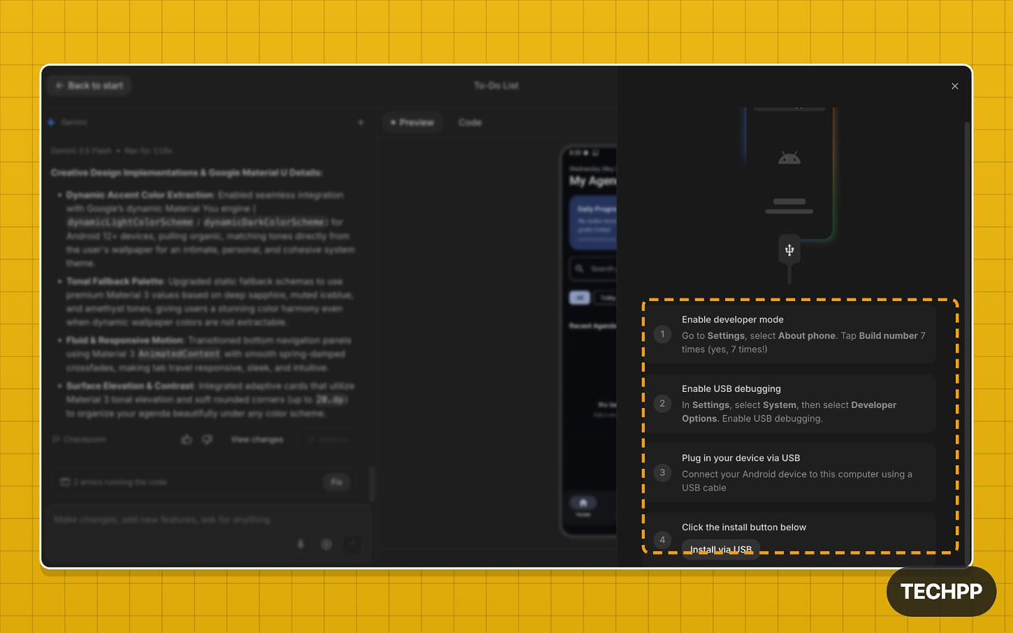 Google AI Studio app install requirements