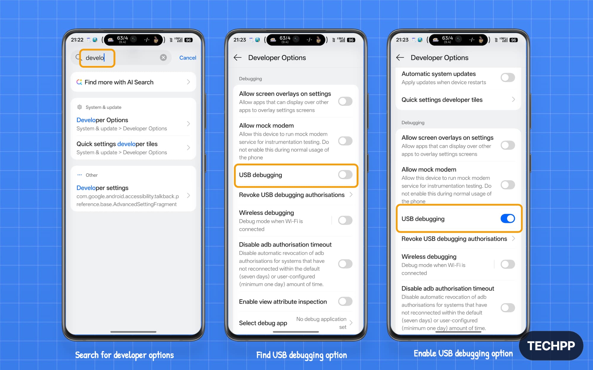 How to enable USB debugging and speed up your Android phone