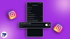 how to turn off Instagram Instants
