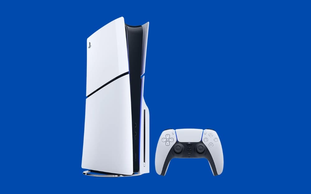 Image showing PS5 console and also controller