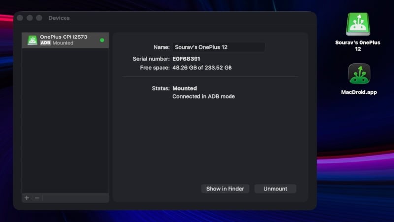 MacDroid