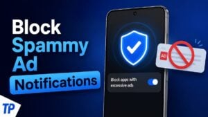 Samsung Galaxy block spammy ad notifications