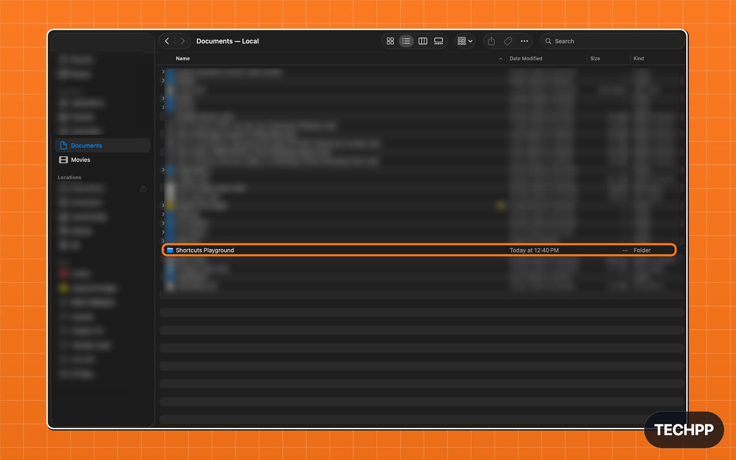 Shortcuts folder