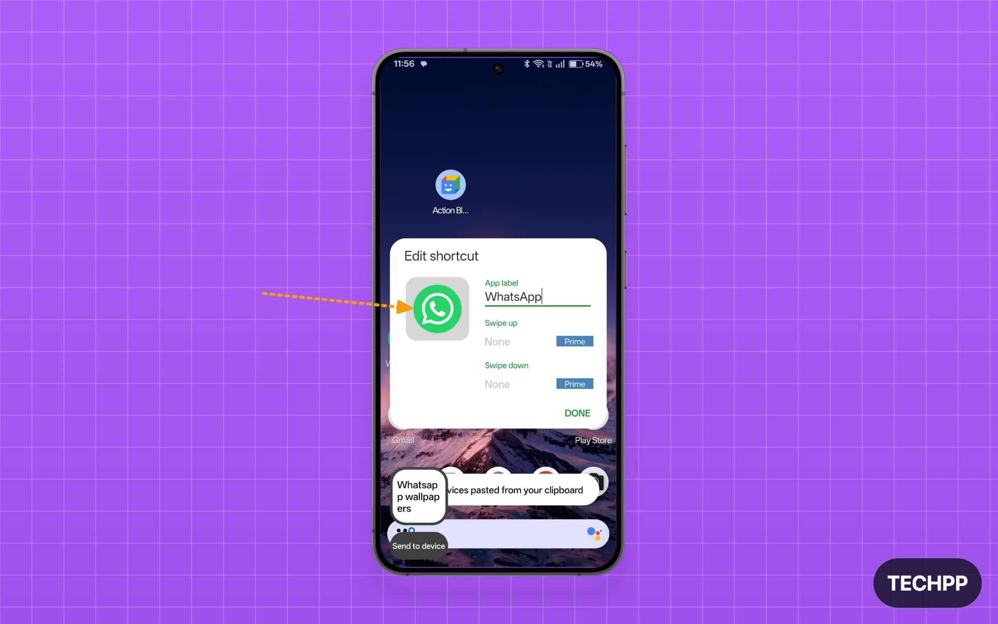 Tap on Whatsapp logo